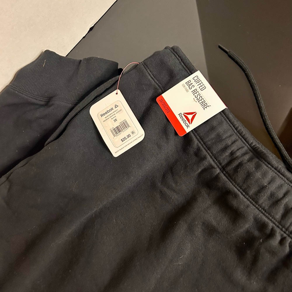 Reebok black Joggers